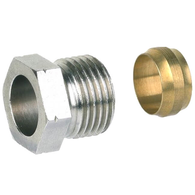 Фитинг для арматуры с внутренней резьбой G 1/2”, 12 мм