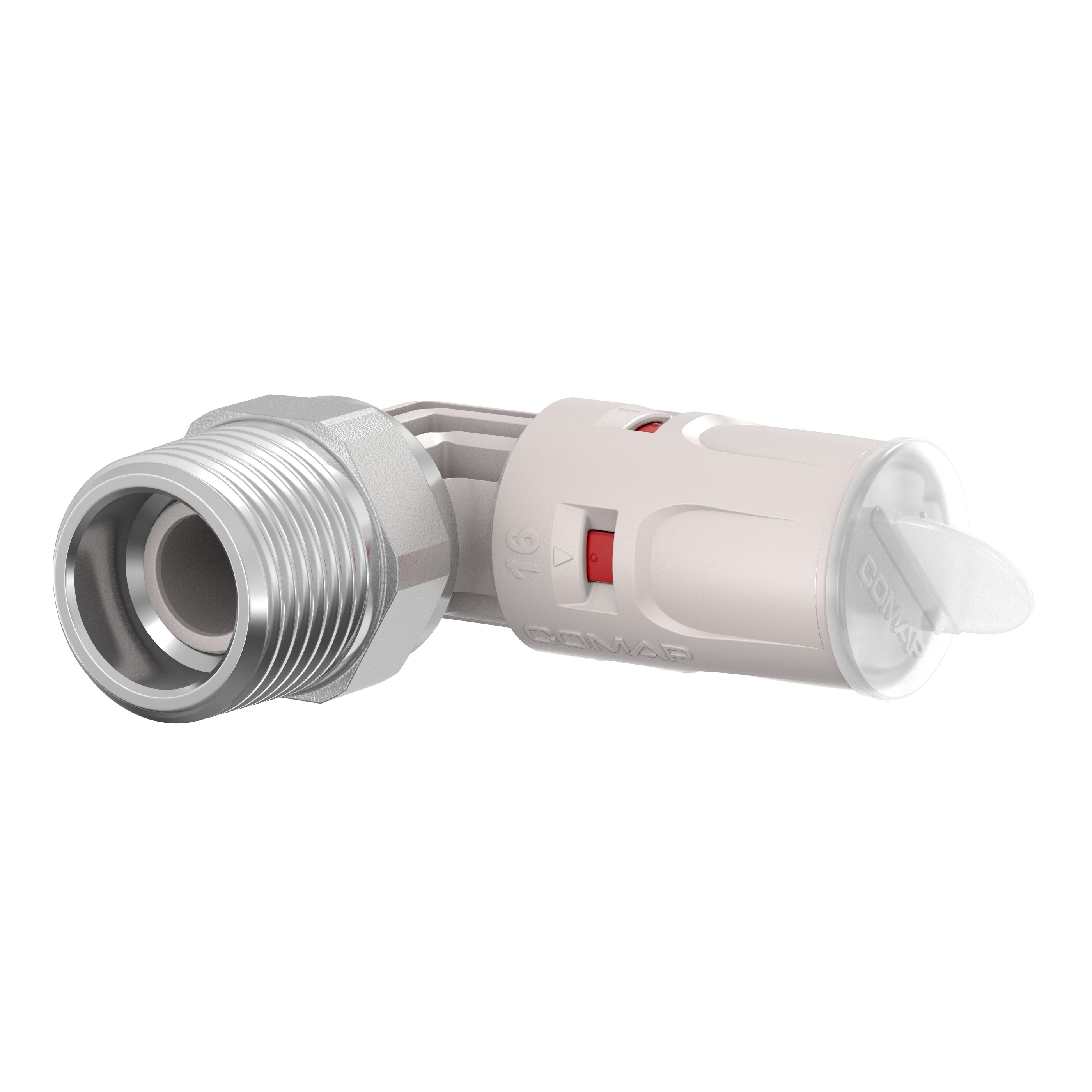 Уголок 90° с наружной резьбой 16x2 - M1/2 PUSH Comap
