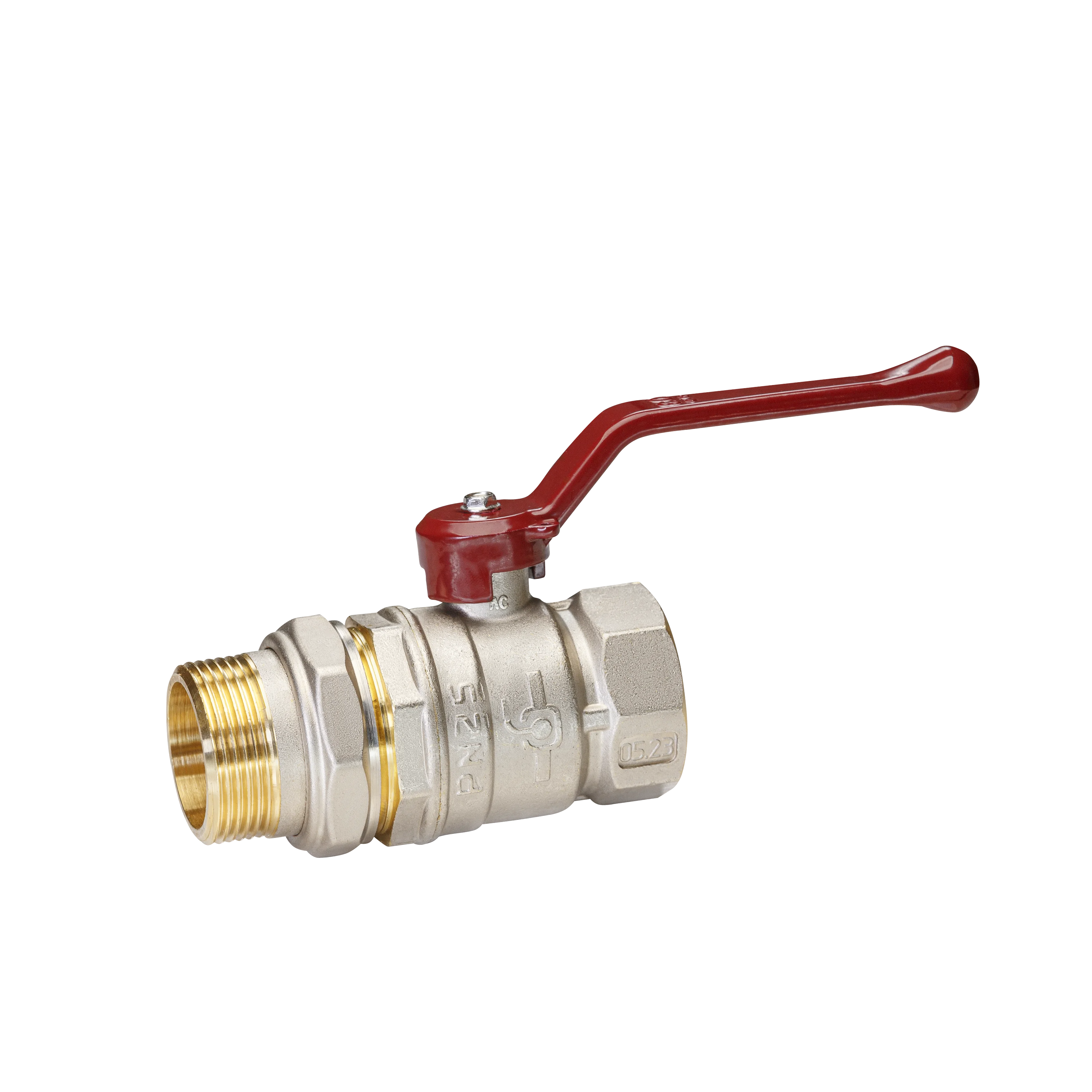 Кран шаровой латунный TEMPER 88.ВА.Р.1. DN25 PN40