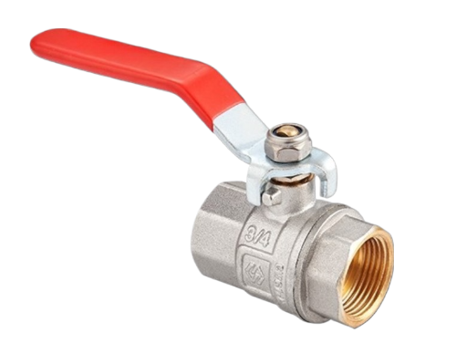 Кран шаровый Arrowhead ручка рычаг ВН-ВН никелированный PN40 1/2"