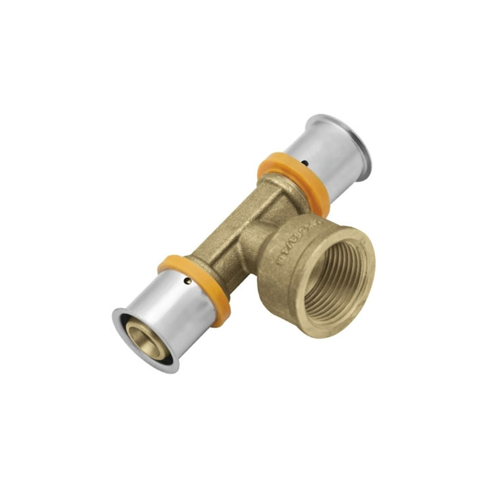 Тройник KAN-Therm Press с внутренней резьбой 32xG1/2"x32