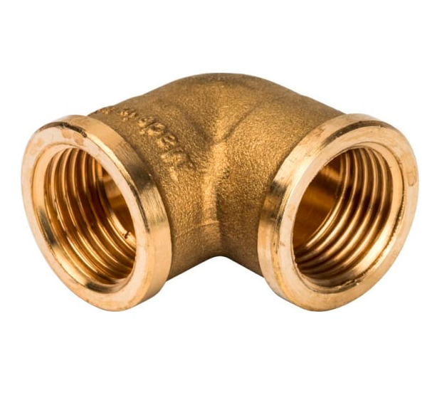 Угольник 90° 1"-1" General Fittings 2700 вн. резьба, латунь