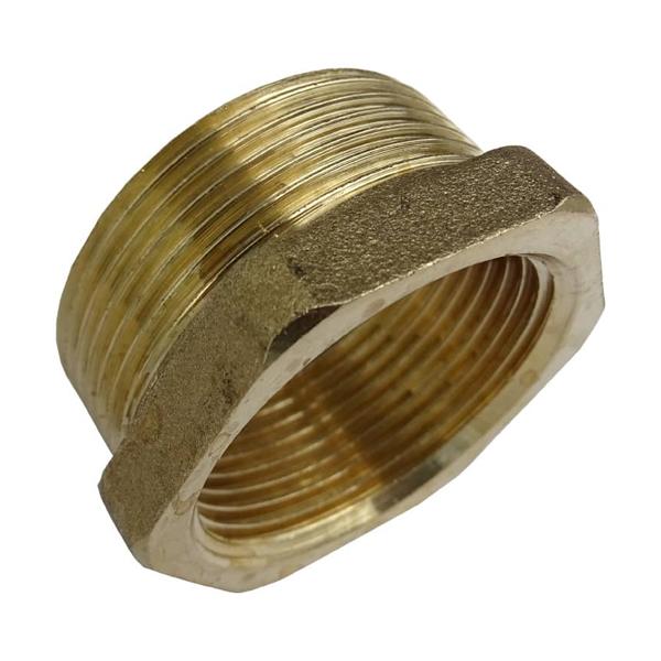 Футорка 1 1/2"-3/4", General Fittings 2600, резьба-резьба, нар.-вн., латунь