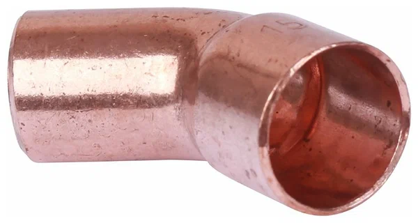 Отвод 45° Sanha 5000 DN18-18 пайка-пайка медь двухраструбный