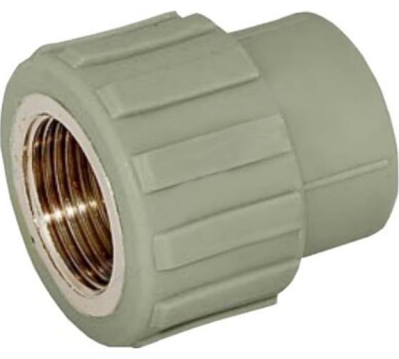 VALFEX Муфта PP-R сер комб Дн25х1/2" ВР 10129125Г 127-0355