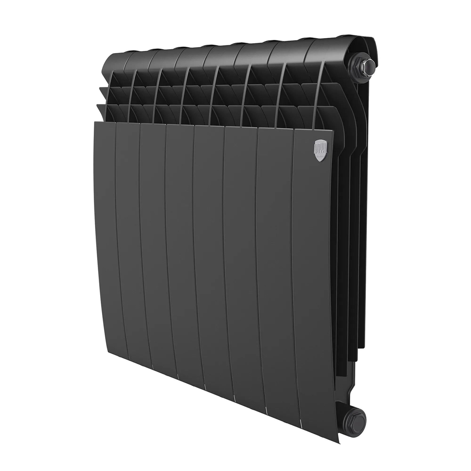 Радиатор биметаллический Royal Thermo BILINER B 500 Чёрный - 6 секц.