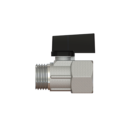 Кран шаровой Elsen MINI прямой 1/2" 1/2" НВ ручка-бабочка