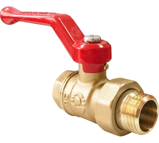 Кран шаровой Valfex латунный OPTIMA для ВОДЫ 1/2" ВР/НР рычаг, амер-ка, 11Б27фт1М VF.225.L0R1.012.Bir