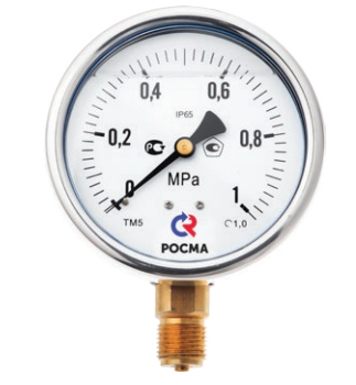 Манометр Росма ТМ-620Р.00 (0-1MPa) G1/2.1,0