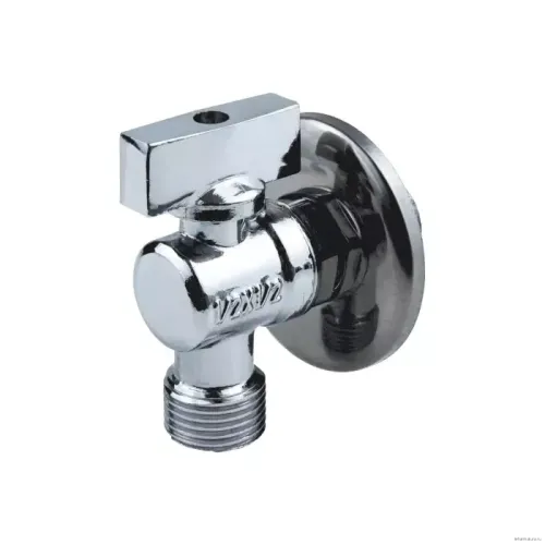 Кран шаровой Aquasfera угловой латунь быт G1/2"х3/8" Ру10 р/р с/отр 1043-01