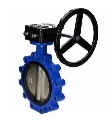 Затвор дисковый поворотный DN.ru WBV1631E-2W-Fb-R Ду300 Ру16 LUG межфланцевый, корпус - высокопрочный чугун GGG45/QT450, диск - нержавеющая сталь 304, уплотнение - EPDM, с ISO-фланцем F10, квадрат 22х22, с редуктором