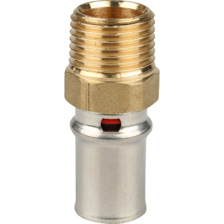 Пресс муфта НР 1/2"х16.