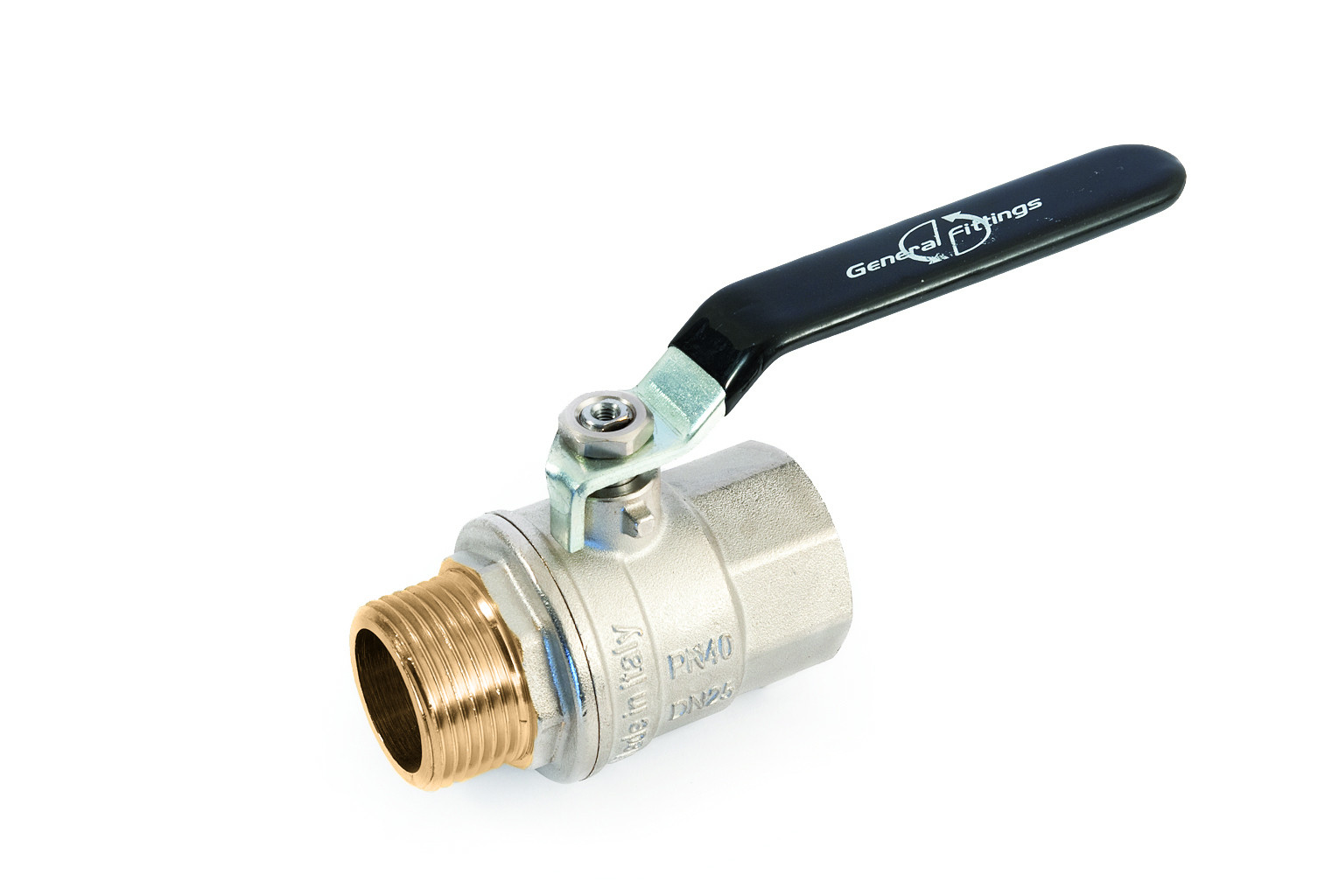 Кран шаровой General Fittings 7100 L2 1", PN40