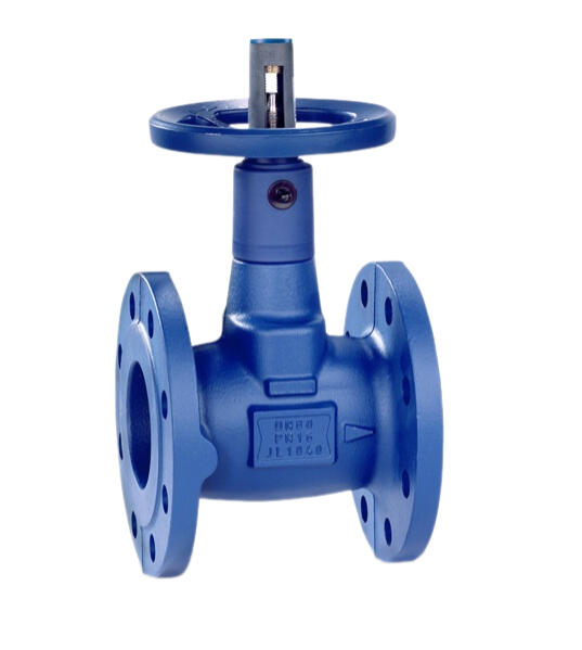 Запорный клапан KSB BOA-Compact, температура перекачиваемой среды -10…+120°С, материал исполнения чугун, ДУ 125, РУ 16 бар, тип присоединения: фланцы, привод: ручной