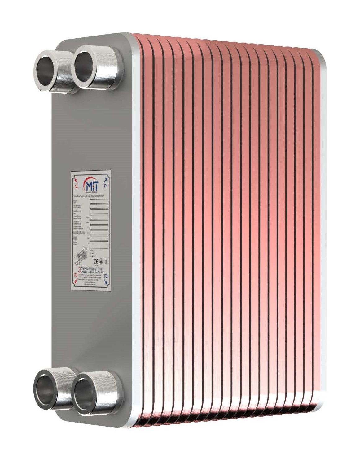 Пластинчатый паяный теплообменник MIT MB-02-36 (30 bar)
