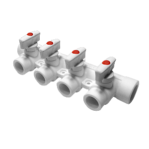 Коллектор ProAqua с 3 выходами DN 40-20, бел.
