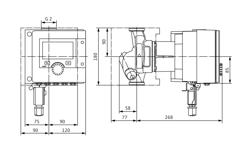 Насос Wilo Stratos MAXO-Z 30/0,5-12 PN10