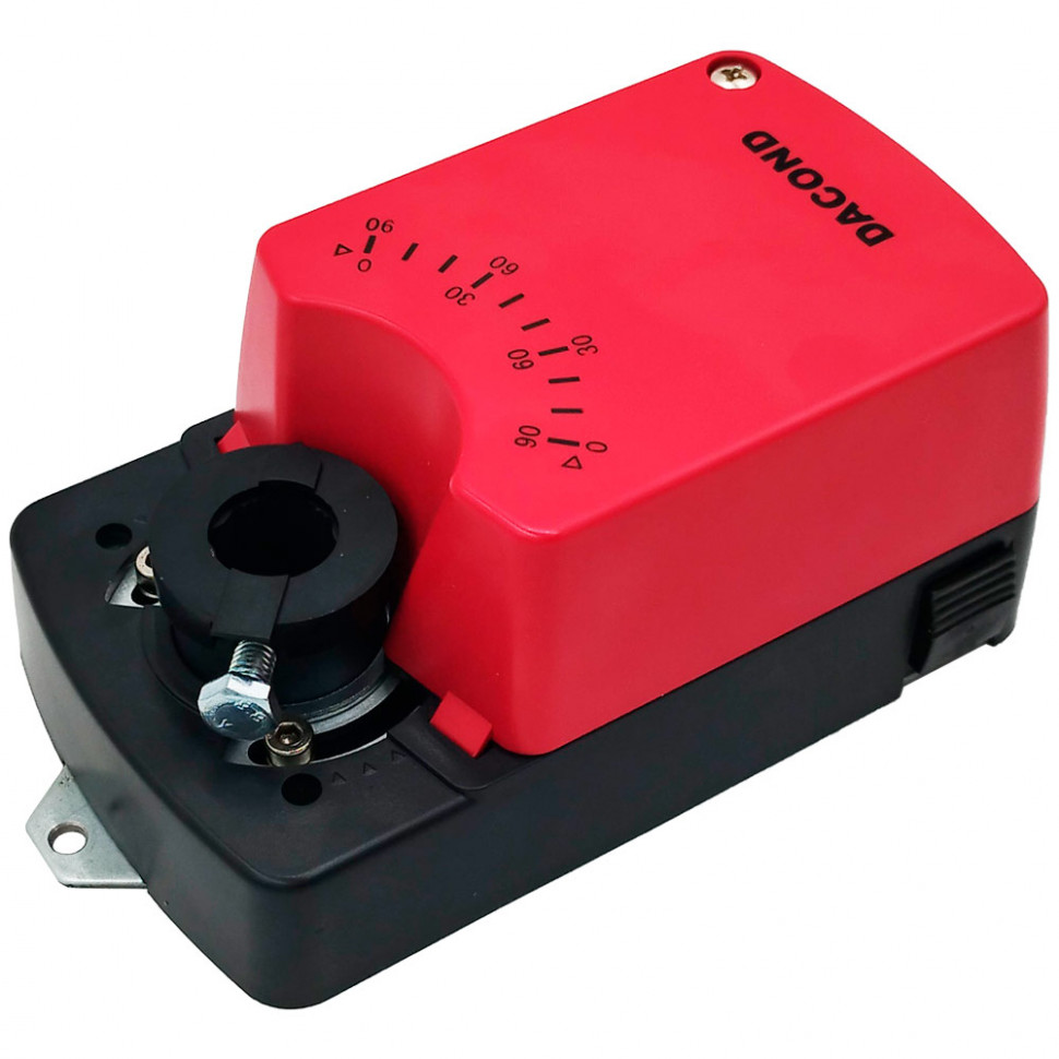 Привод воздушной заслонки Dacond DAC-LF 4 Н*м, 2/3 - точечное управление, 2 концевых выключателя, AC 230В