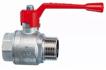 Кран шаровой Cimberio 1/2" ВР-НР, Pn 25, ручка CIM 201/14 12