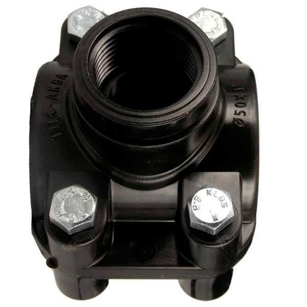 Врезка Valfex 40-1/2"-40, обжим-резьба, вн., PP-R, для ПНД труб