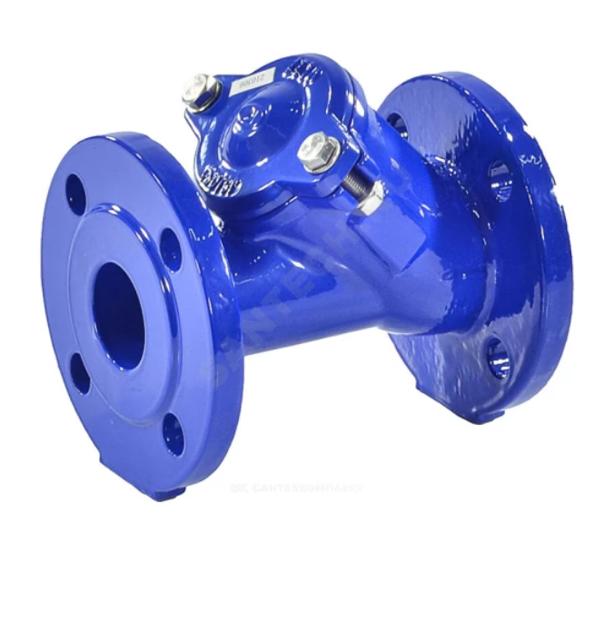 Клапан обратный шаровой Zetkama 400D, DN065, PN16, корпус-чугун, Tmax=70°C Ф/Ф