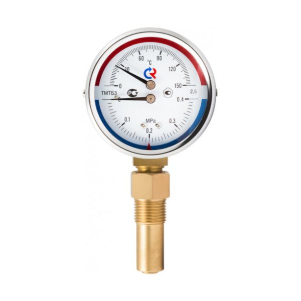 Термоманометр Росма ТМТБ-41Р.2 (0-150С) (0-1,6MPa) 1/2 2,5
