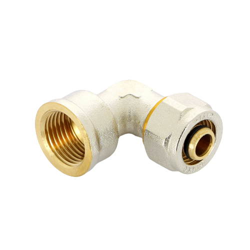 Угольник 26-3/4" General Fittings 5300 обжим-резьба, вн., латунь никелированная