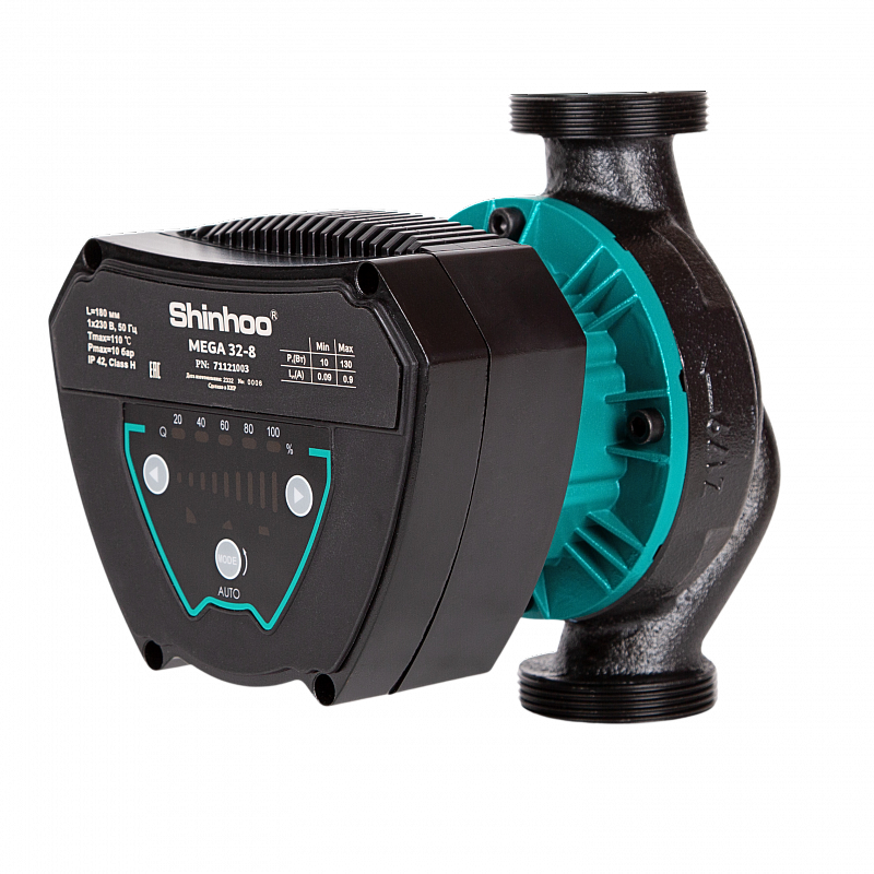 Насос циркуляционный SHINHOO MEGA 25-12 230V резьбовой