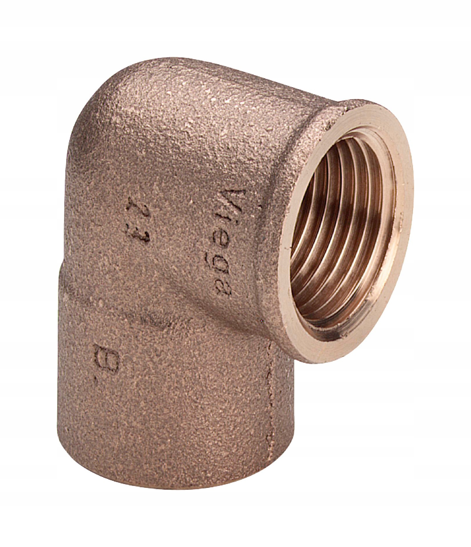 Угольник 90° 15-1/2", Viega R4, 94090G, пайка-резьба, вн., бронза