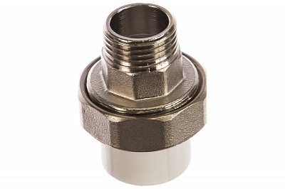 Муфта VALFEX PP-R бел комб разъем Дн40х1 1/2" НР