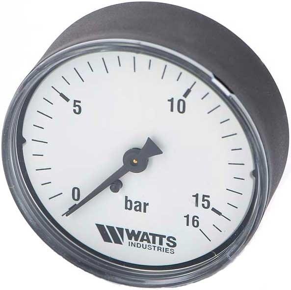Манометр аксиальный F+R150 (MAS) 80/16 16бар Watts