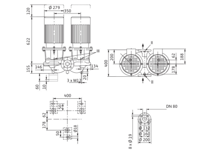 Насос Wilo DL 80/130-5,5/2