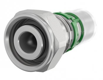 ПРЕСС Муфта 20х3/4"E с накидной гайкой Comap