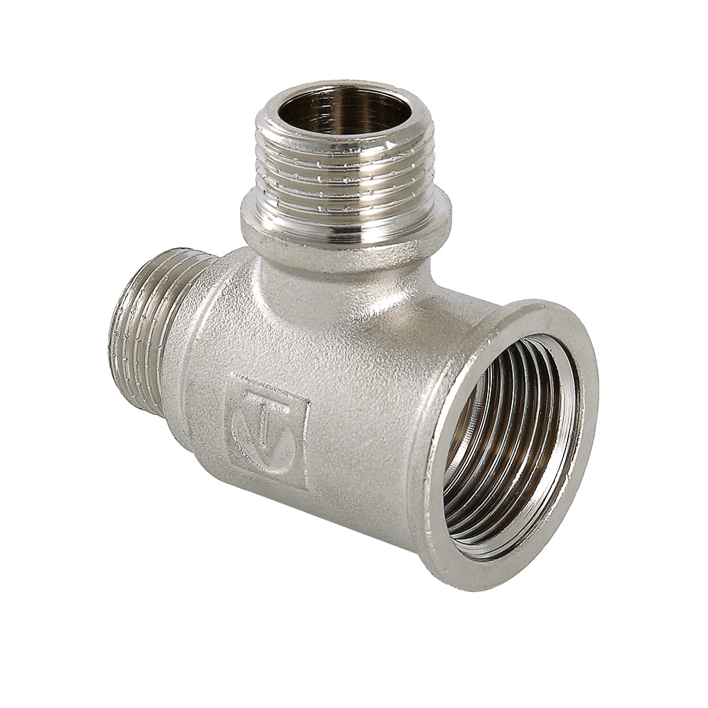 Фитинг резьбовой – тройник переходной Valtec VTR.133.RN.050405 с двумя переходами на наружную резьбу