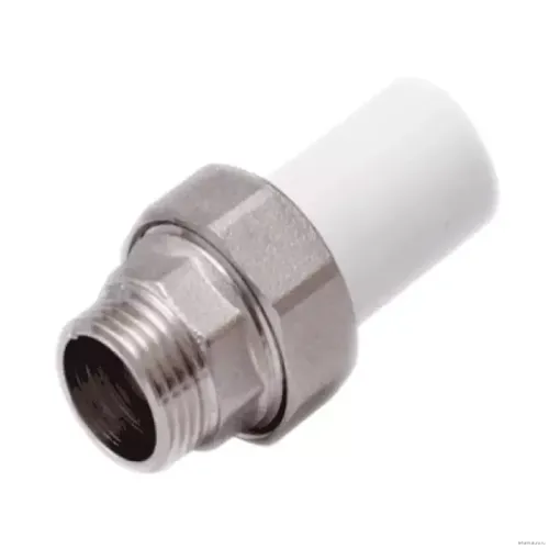 Муфта РосТурПласт PP-R бел комб разъем Дн25х3/4" нр пайк/н/р 14288