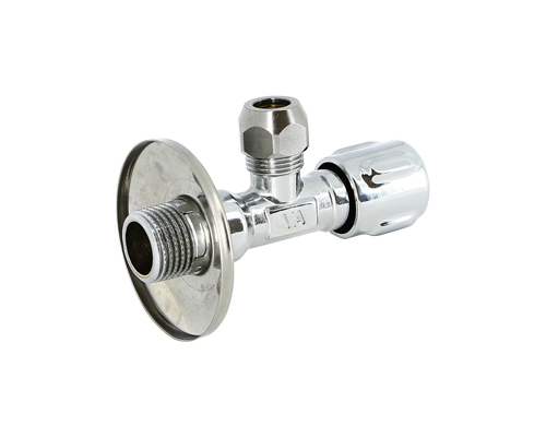 Вентиль Uni-fitt Н-обж 1/2" х 10 мм (3/8") для подключения бачков / смесителей