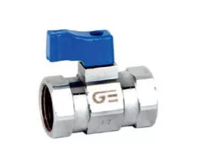 Кран шаровой стандартнопроходной GENEBRE 3096 05, DN020, PN16, корпус-латунь, шар-латунь, уплотнение шара-PTFE, ВР/ВР,рукоятка-рычаг