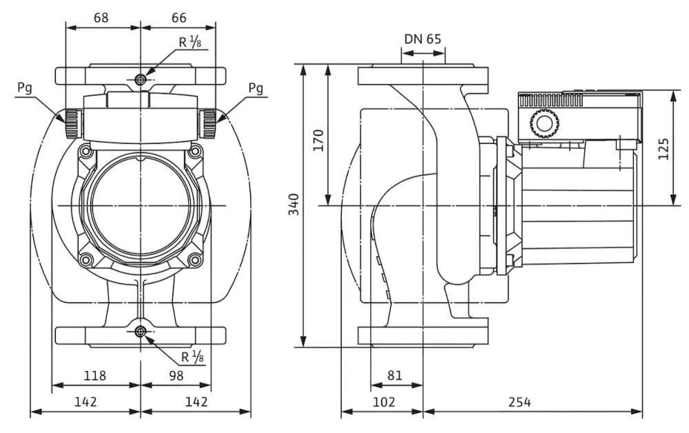 Насос Wilo TOP-S 65/13 DM PN6/10