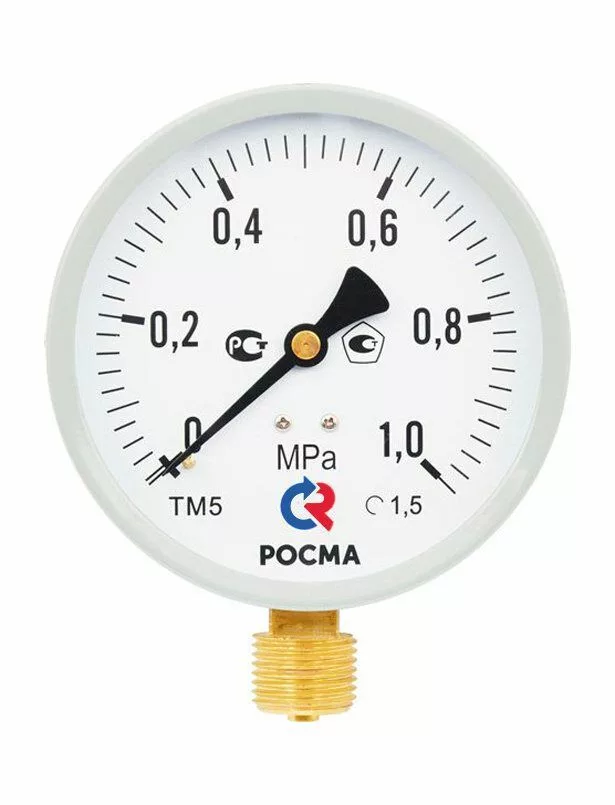 Манометр Росма ТМ-510Р.00 (0-1MPa) M20x1,5.1,5.М2