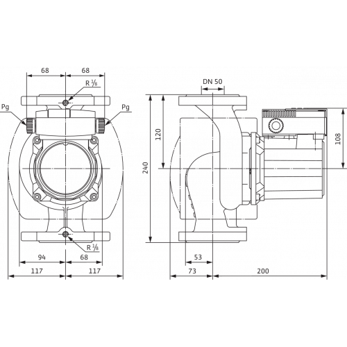 Насос Wilo TOP-S 50/4 EM