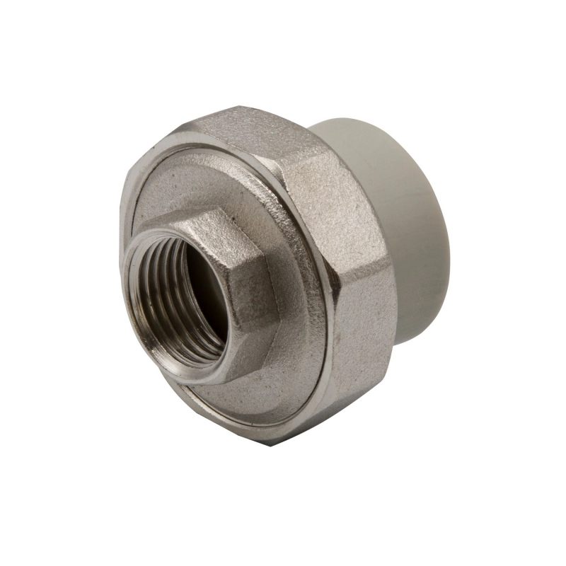 Муфта комб. разъемная, вн 25х1/2'' EVER® plast серый