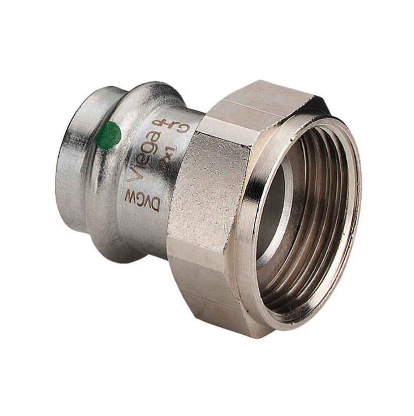 Переход BP 22х1/2" Sanpress Inox с SC-Contur, нерж.сталь Viega