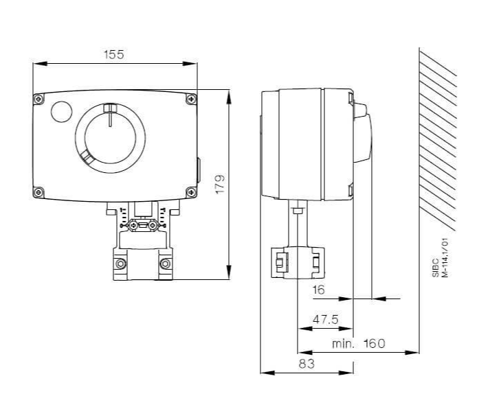 Электропривод импульсный Danfoss AMV 35 230В