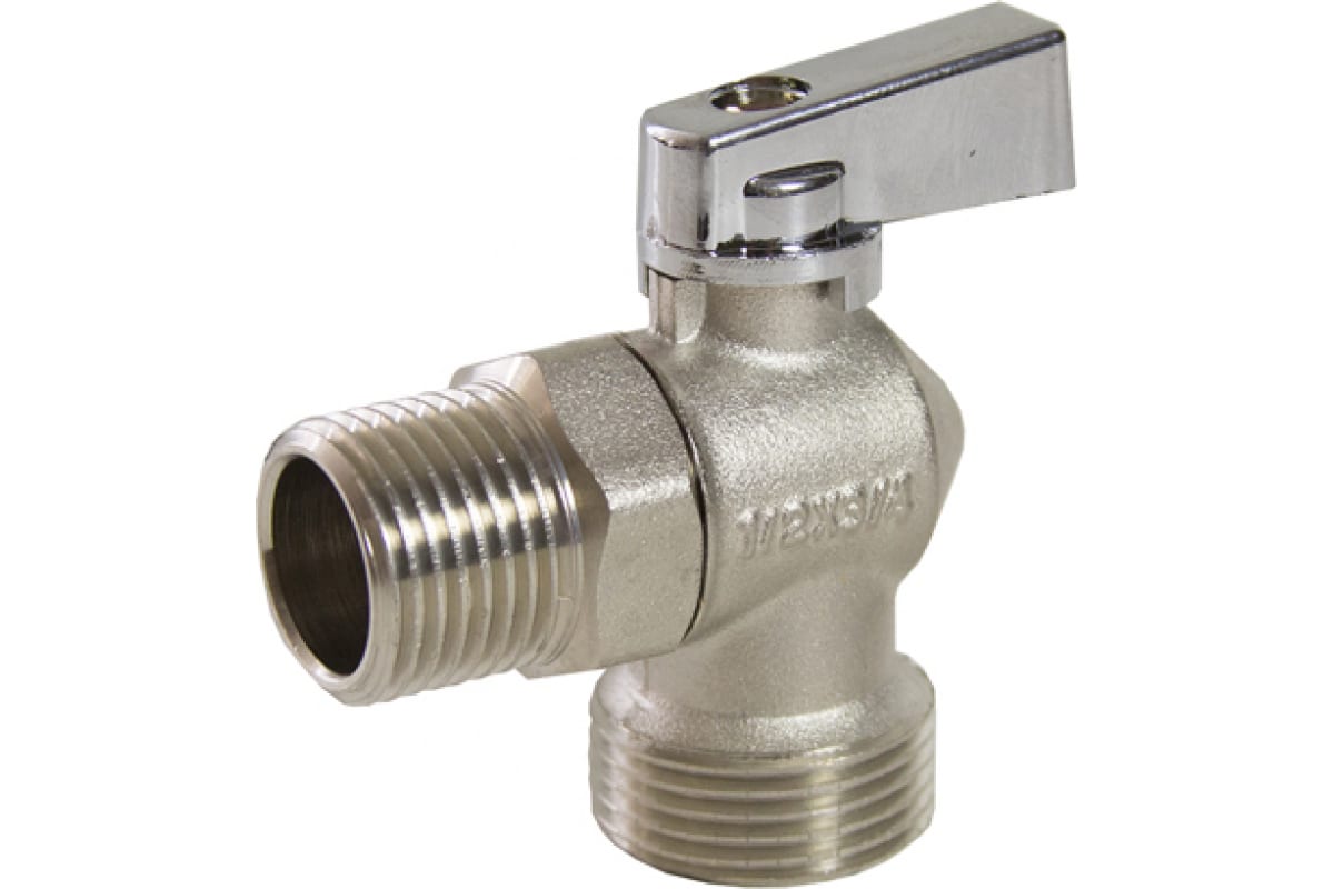 Кран шаровой Frap 1/2" угловой для подключения сантехприборов НР-НР 1/2" x 1/2"