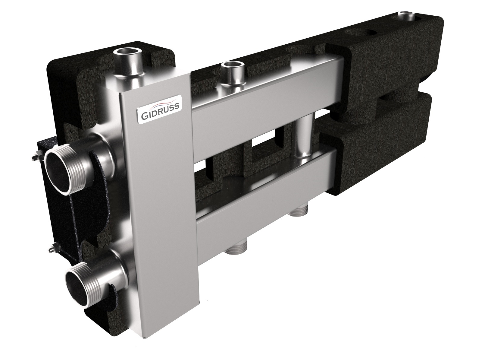 Балансировочный коллектор Gidruss BMSS-80-3D.EPP