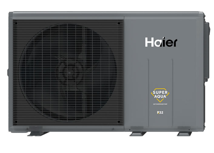 Тепловой насос, Haier, Super Aqua HE Monobloc, AW11NMXCHA, с проводным сенсорным пультом управления с диагональю 5 дюймов