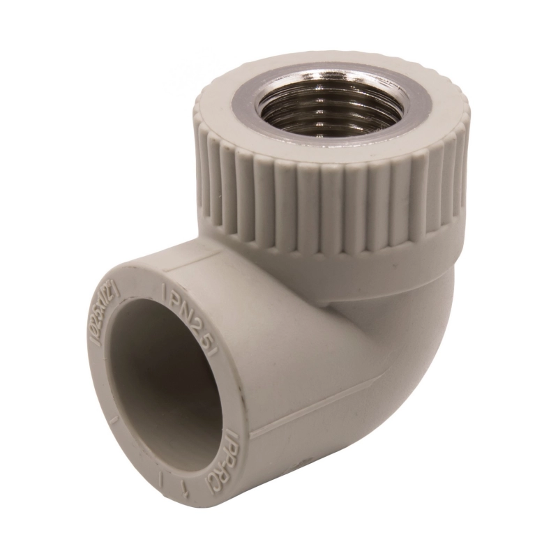 Уголок комб. вн 25х1/2'' EVER® plast серый