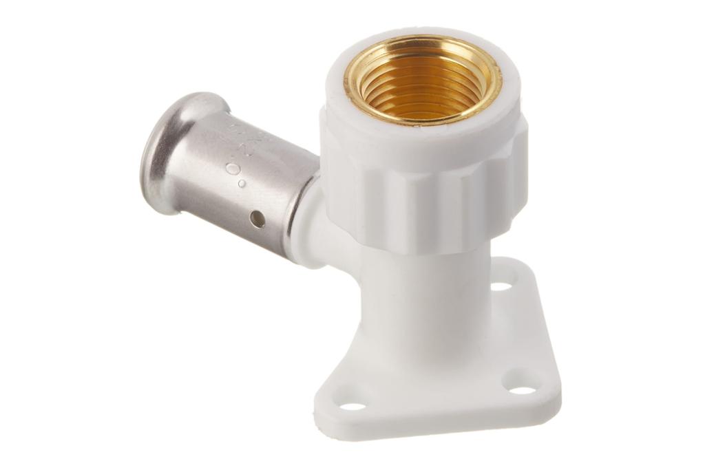 Водорозетка 16-1/2", Henco PKW, 2, пресс-резьба, вн., PVDF