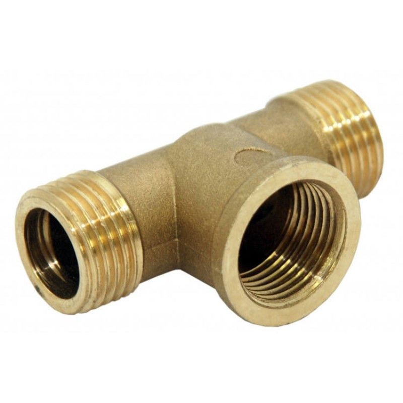 Тройник НВН 1/2", 1/2", 1/2", латунь, равнопроходной ELSEN