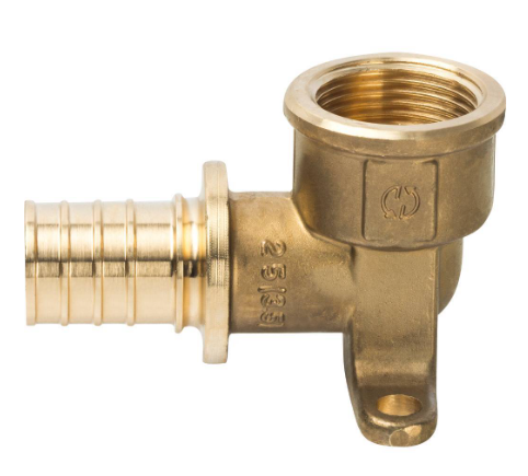 Угольник настенный с креплением 25xRp 3/4", Stout